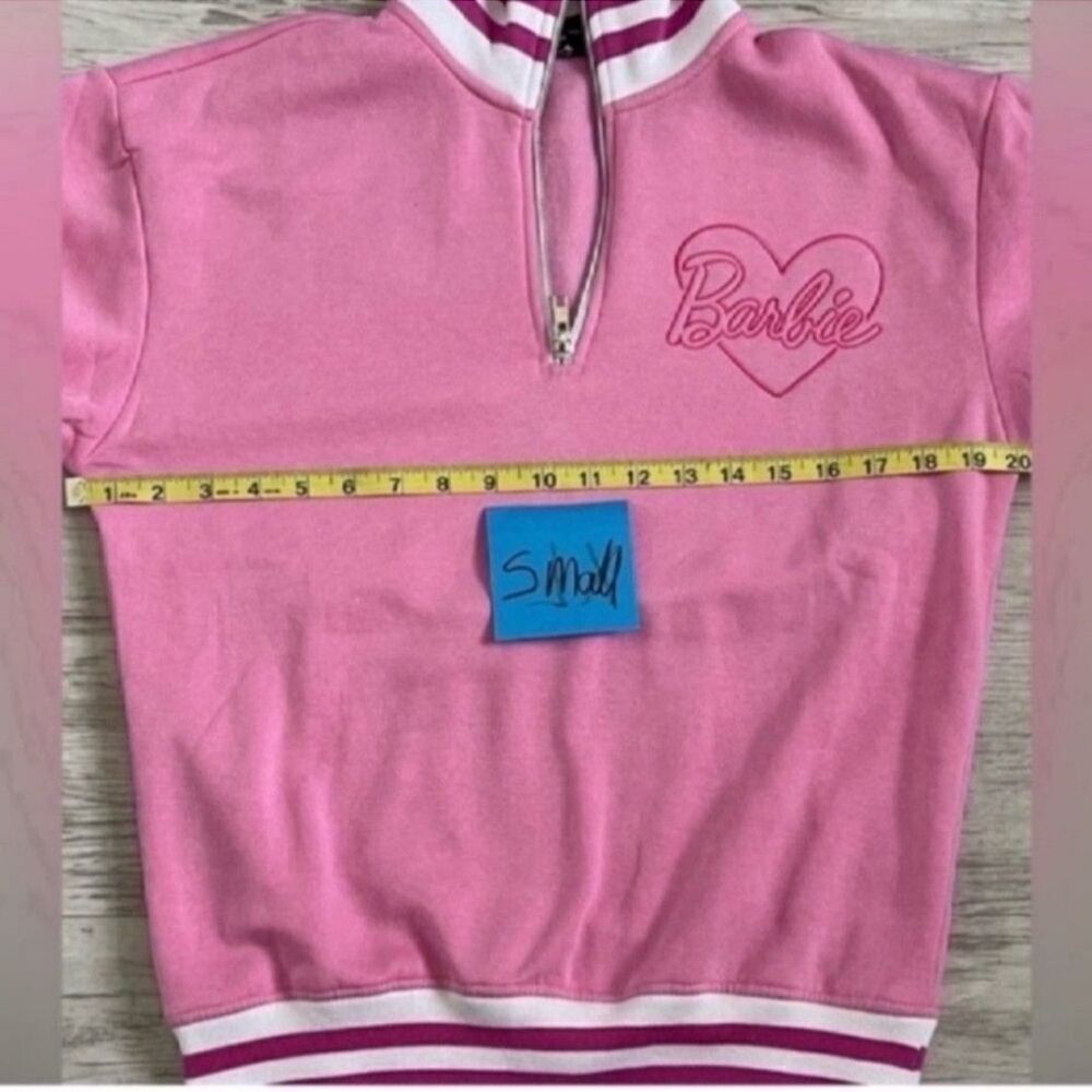 New PINk BARBIE sweater white gift box Size available M/L - Picture 6 of 12